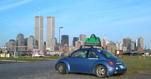 the twin towers of the world trade center and the smartbeetle