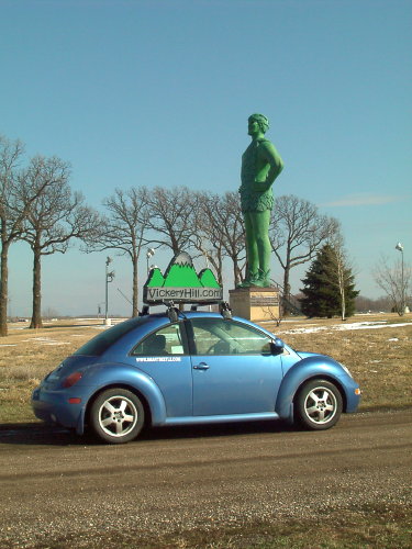 jolly green giant in blue earth Minnesota