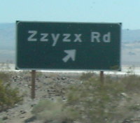 Zzyzx Rd