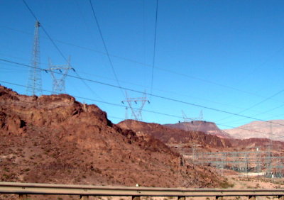 power lines at hoover dam