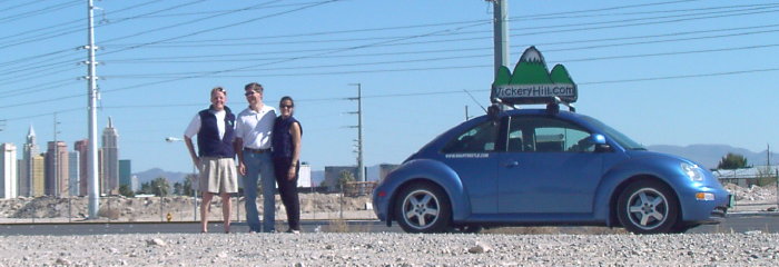 three amigos in outside vegas with th smartbeetle