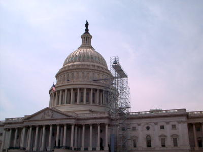 capitol under repair