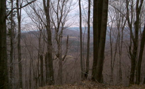 warren vermont from the top of lincoln gap